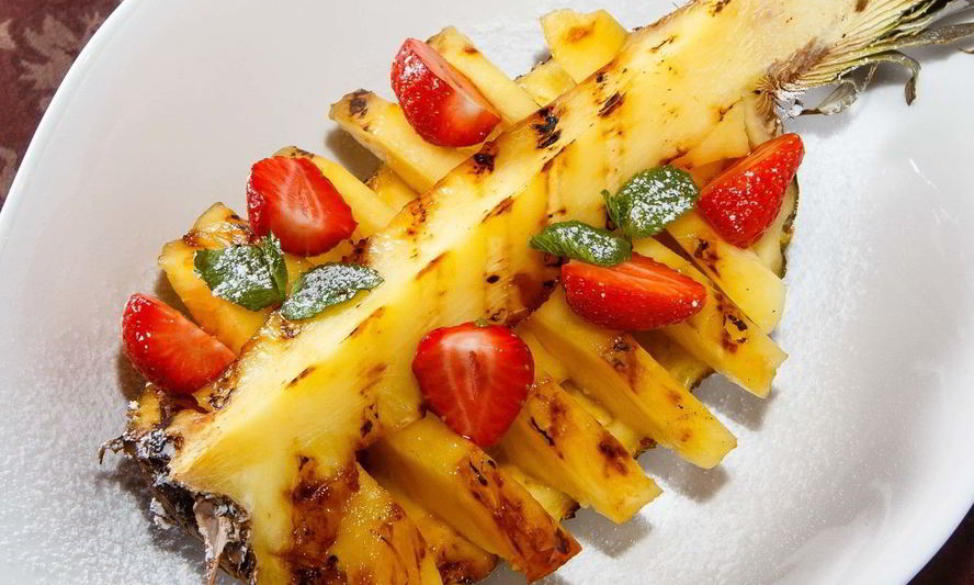 Рецепт ананаса на гриле