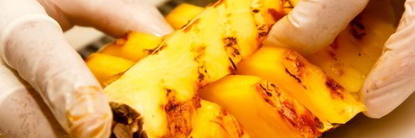 ананас на гриле