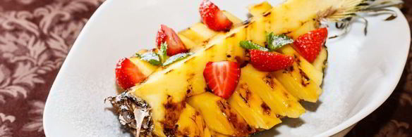 ананас на гриле