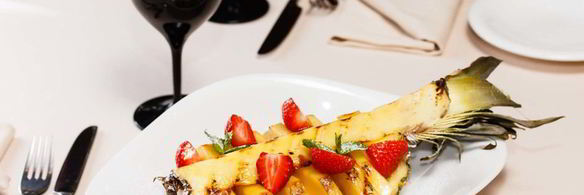 ананас на гриле