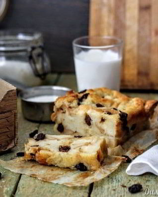 Английский хлебный пудинг English bread pudding