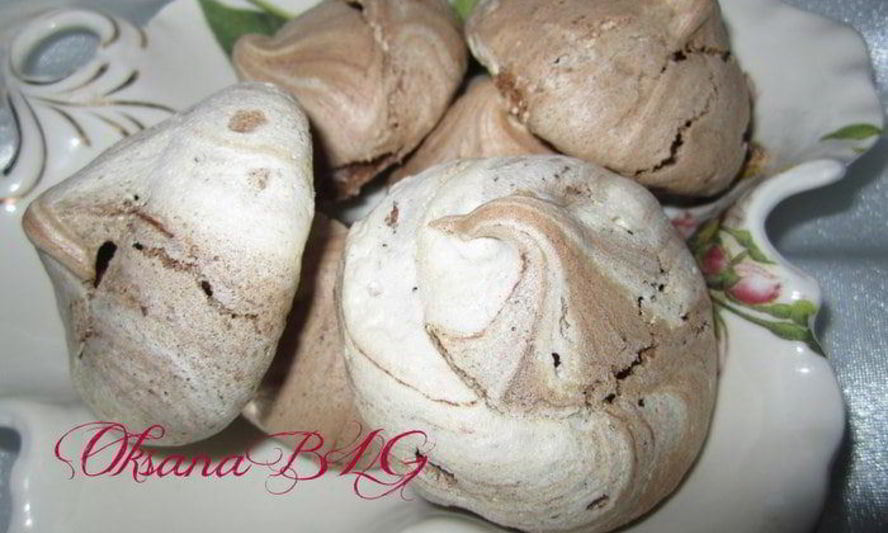 Рецепт шоколадного безе