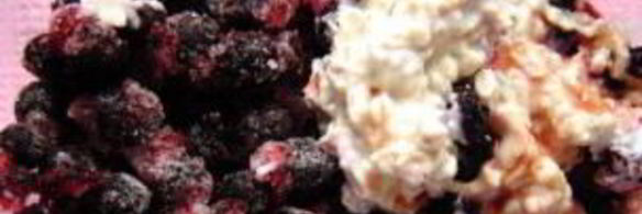 черничный десерт