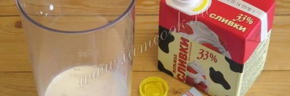 десерт фрукты со сливками