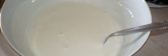 десерт из чернослива со сметаной