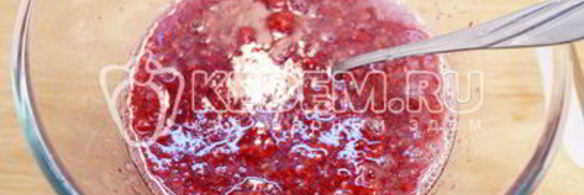десерт малиновый