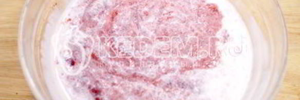 десерт малиновый