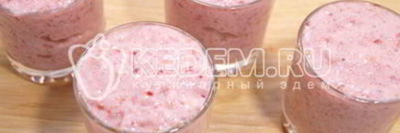 десерт малиновый