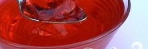 десерт панна котта с клубничным желе