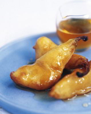 Груша, запеченную с медом