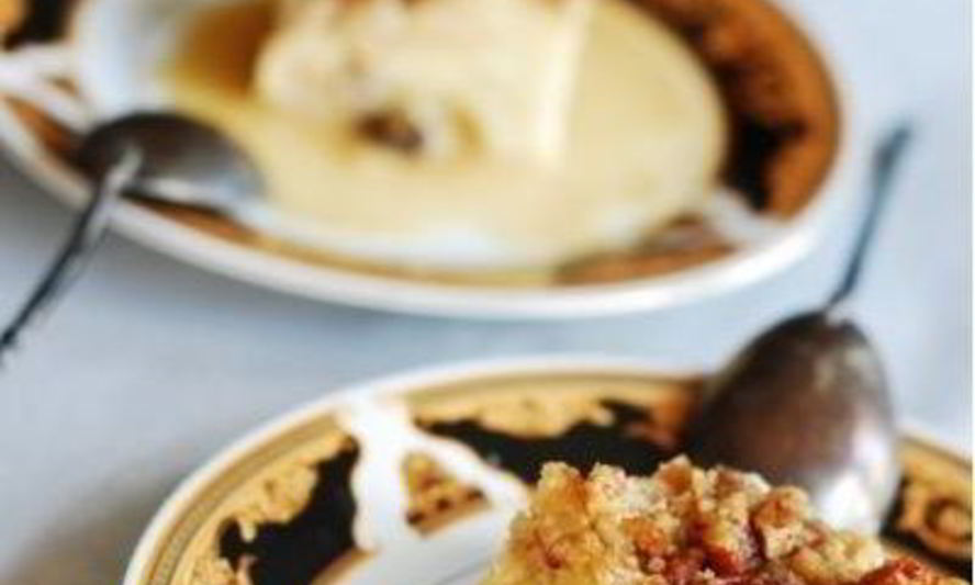 Рецепт хлебного пудинга с белым шоколадом