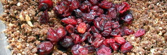 клюквенно-мятные шоколадные конфеты