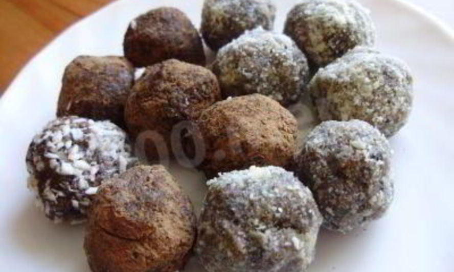 Рецепт конфеток для сыроедов