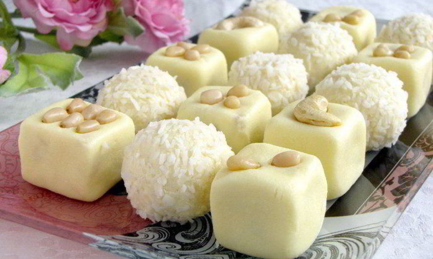 Рецепт конфет барфи с кешью и кедровыми орешками