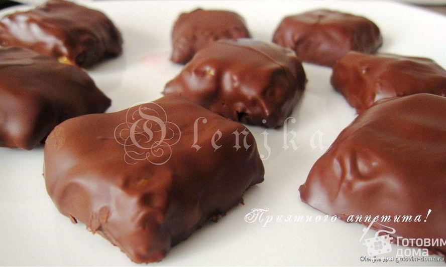 Рецепт конфет грильяж в шоколаде