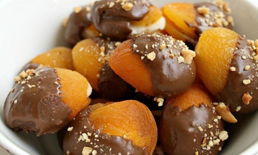 Рецепт конфет курага в шоколаде