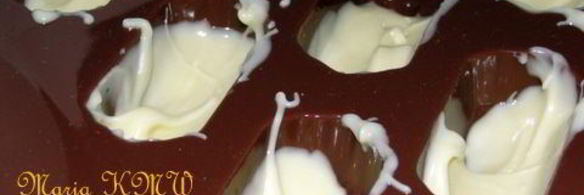 конфеты-пралине два цвета