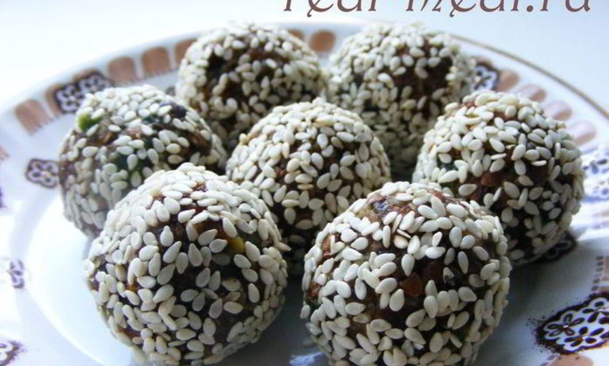 Рецепт конфет с киви и лимоном