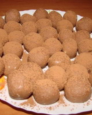 Трюфельные конфеты из малютки