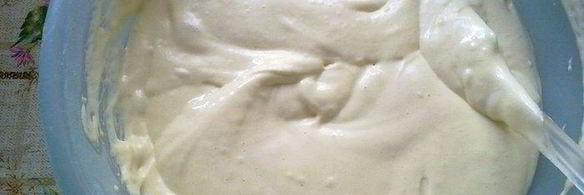 бисквит со сметанно-йогуртовым кремом