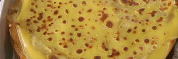 блинчики с клубникой и заварным кремом