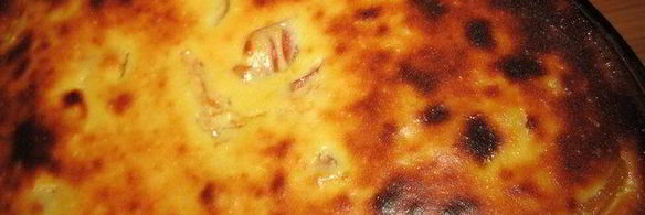 брауни с абрикосами и творожным кремом