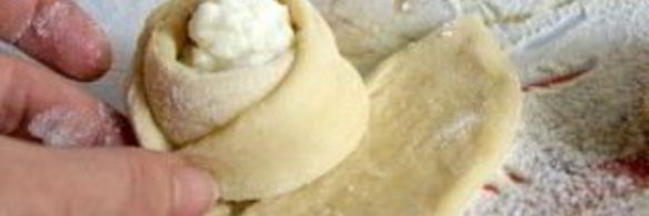 булочки с творожным кремом