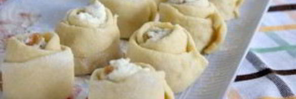 булочки с творожным кремом