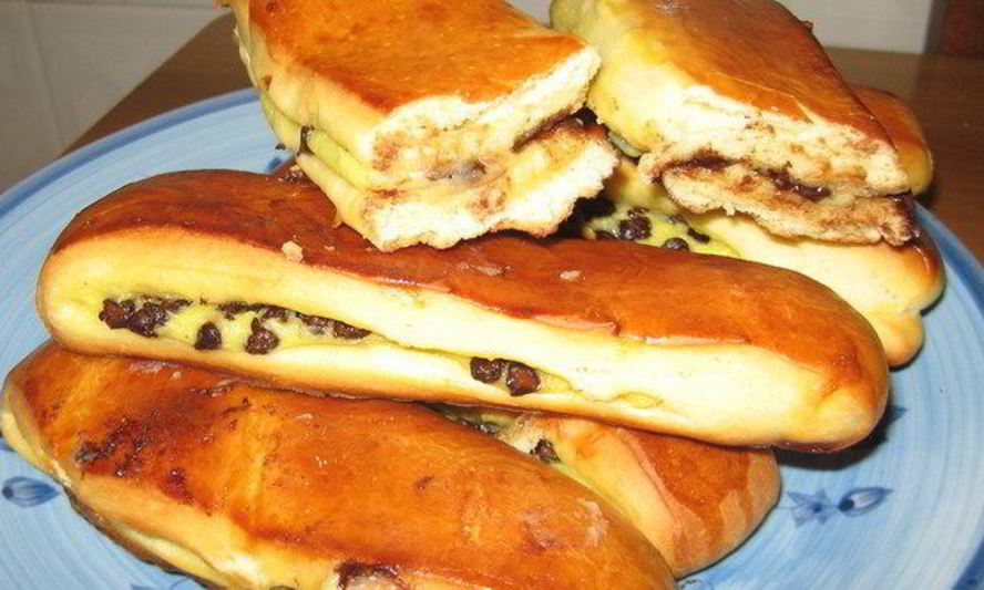 Рецепт булочек с заварным кремом и шоколадом