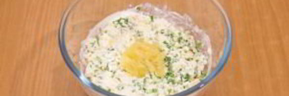 картофель с творожным кремом