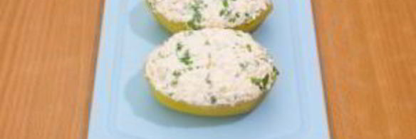 картофель с творожным кремом