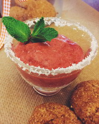 Клюквенный курд