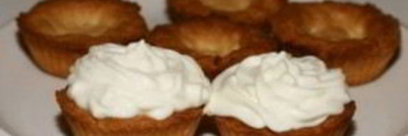 корзиночки с кремом