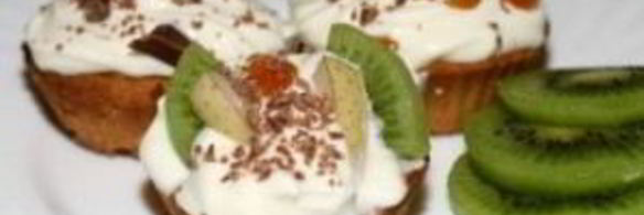 корзиночки с кремом