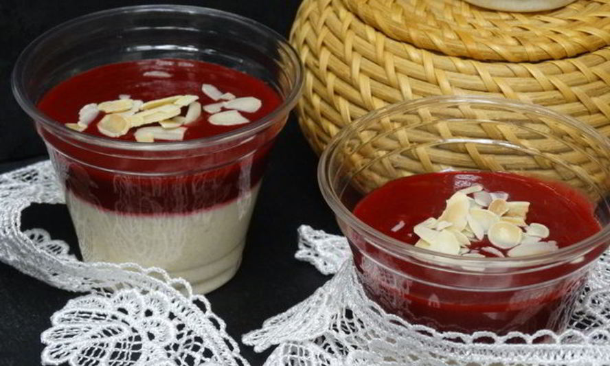 Рецепт крема из овсянки с малиновым кули