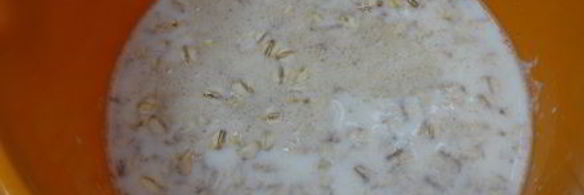 крем из овсянки с малиновым кули