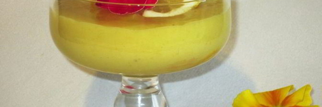 Лимонный заварной крем