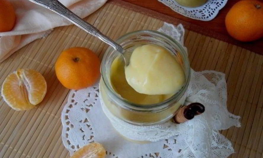 Рецепт мандаринового курда с корицей