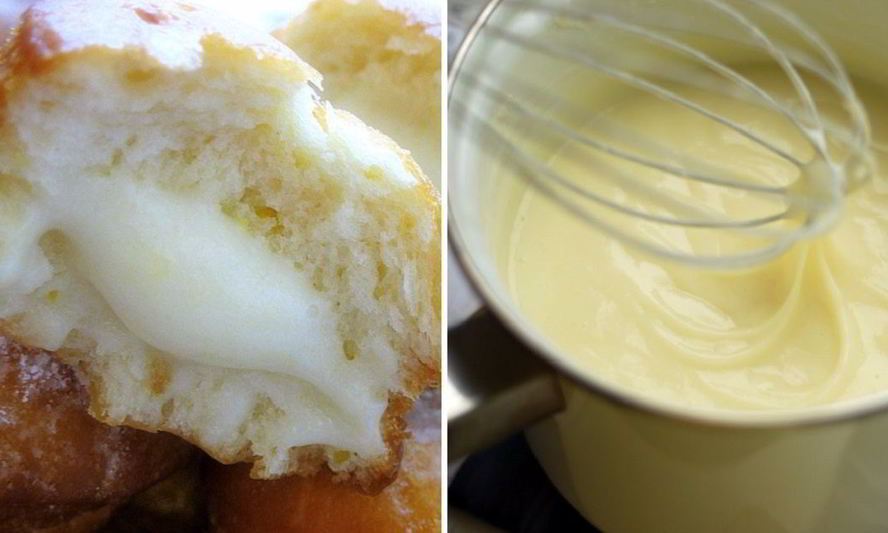 Рецепт пончиков с заварным кремом