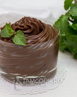 Шоколадный крем на сливках