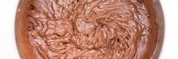 шоколадный крем на сливках