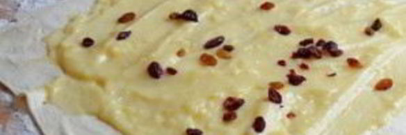 слоеные коржики с заварным кремом