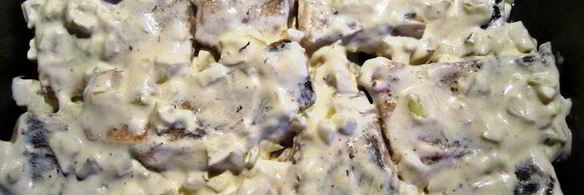 судак под кремовой шубкой