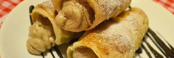 трубочки с кофейным кремом