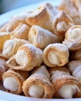 Трубочки с кремом