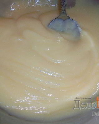 Заварной крем на молоке