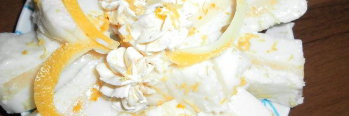 Молочно-лимонное желе