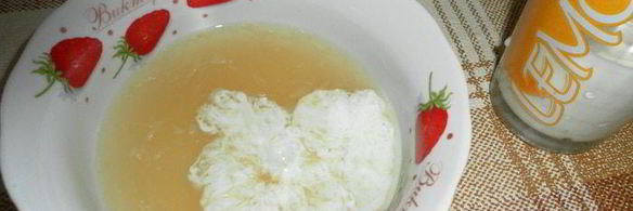 молочно-лимонное желе