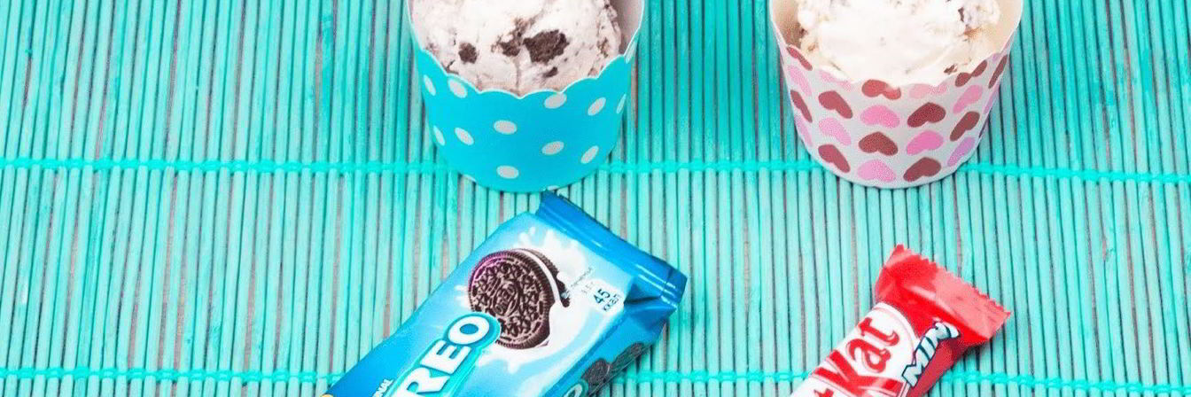 Домашнее мороженое с КитКат и Орео