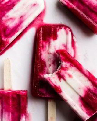 Кокосовое мороженое с апельсином